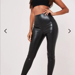 Missguided Faux Leather Leggings